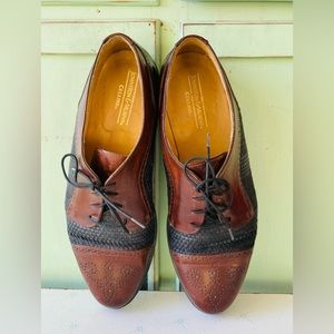 Johnson & Murphy size 10 men’s leather cap toe dress shoes formal luxury gents